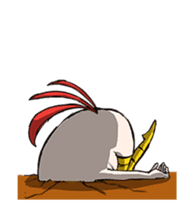 Super Dramatic Chicken (Animated) sticker #14917261