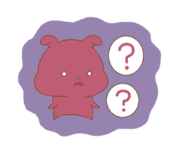 Real intention rabbit sticker sticker #14917885