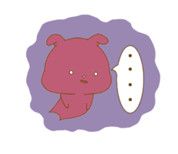 Real intention rabbit sticker sticker #14917895