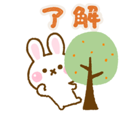 Rabbit Strawberry Northern Europe sticker #14917945