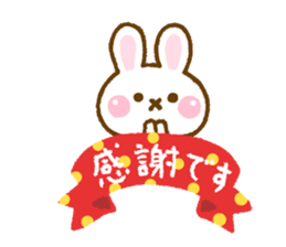 Rabbit Strawberry Northern Europe sticker #14917947