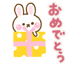 Rabbit Strawberry Northern Europe sticker #14917953