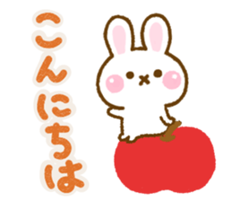 Rabbit Strawberry Northern Europe sticker #14917957