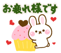 Rabbit Strawberry Northern Europe sticker #14917964