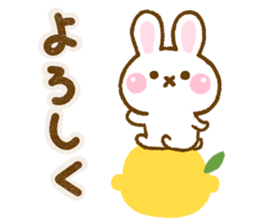 Rabbit Strawberry Northern Europe sticker #14917977