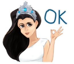 Beauty Queen of the Universe sticker #14918470