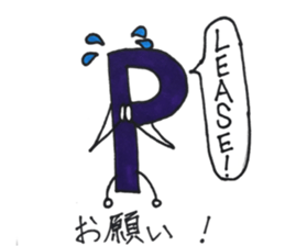 English and Japanese so cute sticker #14918882