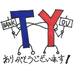 English and Japanese so cute sticker #14918891