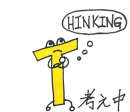 English and Japanese so cute sticker #14918895