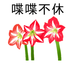 flowers language sticker #14919108