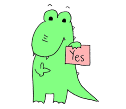 Crocodile restaurant sticker #14919284