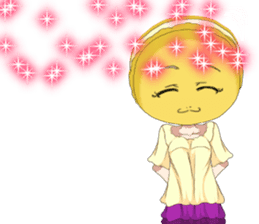 Lovely Girls Macaron Valentine English sticker #14921147