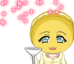 Lovely Girls Macaron Valentine English sticker #14921155