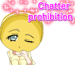 Lovely Girls Macaron Valentine English sticker #14921159