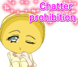 Lovely Girls Macaron Valentine English sticker #14921159