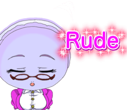 Lovely Girls Macaron Valentine English sticker #14921160