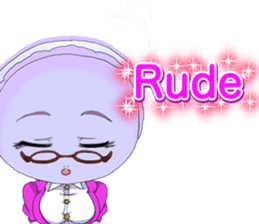 Lovely Girls Macaron Valentine English sticker #14921160