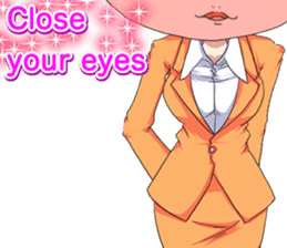 Lovely Girls Macaron Valentine English sticker #14921166