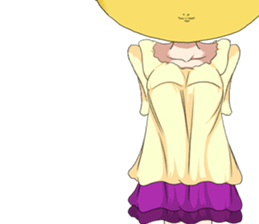 Lovely Girls Macaron Valentine English sticker #14921167