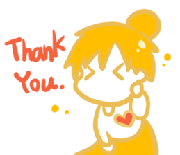 IRONANOKO orange sticker #14921591