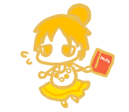 IRONANOKO orange sticker #14921603