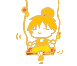 IRONANOKO orange sticker #14921604