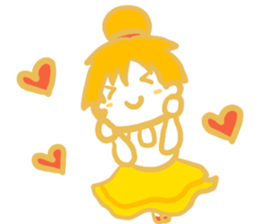 IRONANOKO orange sticker #14921605