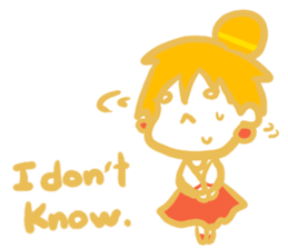 IRONANOKO orange sticker #14921606