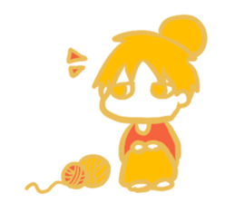 IRONANOKO orange sticker #14921608