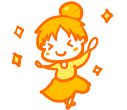 IRONANOKO orange sticker #14921610