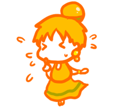 IRONANOKO orange sticker #14921611