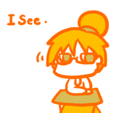 IRONANOKO orange sticker #14921612