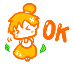 IRONANOKO orange sticker #14921614