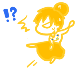 IRONANOKO orange sticker #14921619