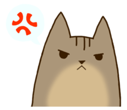 Brown tabby stamp sticker #14921849