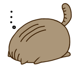 Brown tabby stamp sticker #14921851
