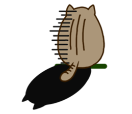 Brown tabby stamp sticker #14921865