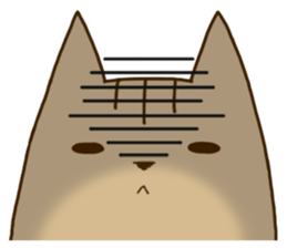 Brown tabby stamp sticker #14921867