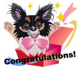 Cute Chihuahua stickers cheer you up! sticker #14921990