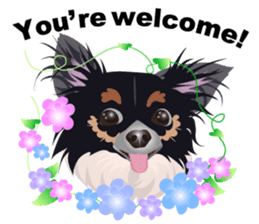 Cute Chihuahua stickers cheer you up! sticker #14921997