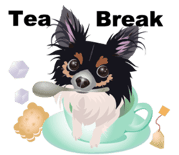 Cute Chihuahua stickers cheer you up! sticker #14921998