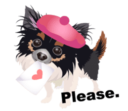 Cute Chihuahua stickers cheer you up! sticker #14922004