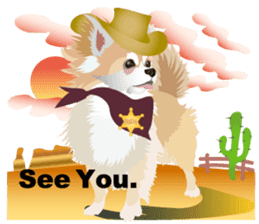 Cute Chihuahua stickers cheer you up! sticker #14922010