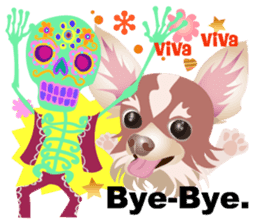 Cute Chihuahua stickers cheer you up! sticker #14922013