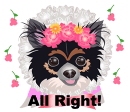 Cute Chihuahua stickers cheer you up! sticker #14922018