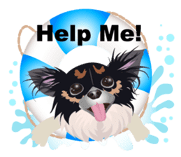 Cute Chihuahua stickers cheer you up! sticker #14922019