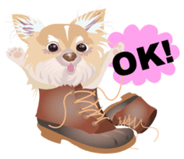 Cute Chihuahua stickers cheer you up! sticker #14922020