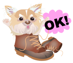 Cute Chihuahua stickers cheer you up! sticker #14922020