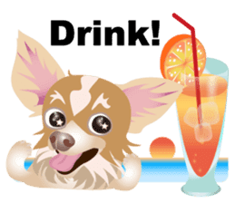 Cute Chihuahua stickers cheer you up! sticker #14922021