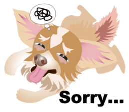 Cute Chihuahua stickers cheer you up! sticker #14922025